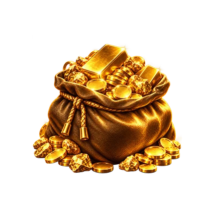 Gold game currency artwork